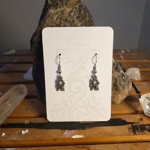Handmade love earrings